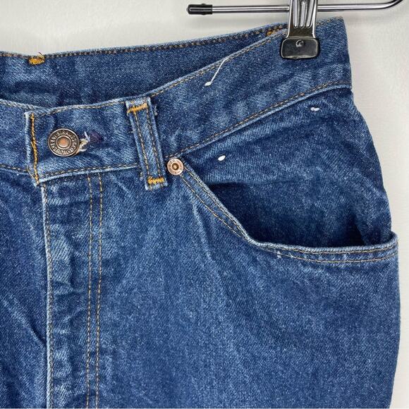 Vintage Levi’s 554 White Tab Double Horse Patch Women's Sz 26x32 High Rise Jeans - Picture 7 of 12